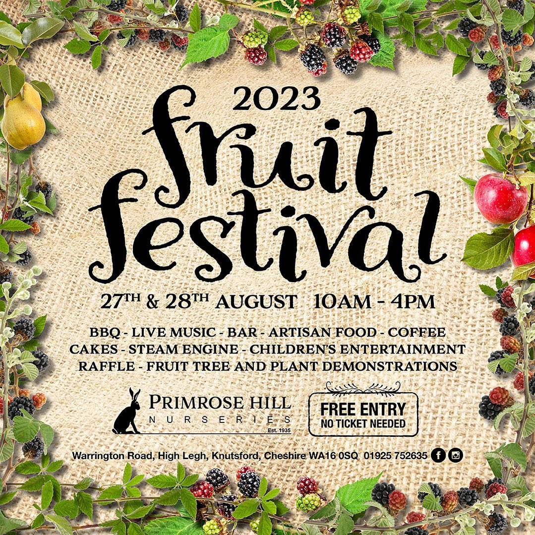 Autumn Fruit Festival at Primrose Hill Nursery lymm.uk